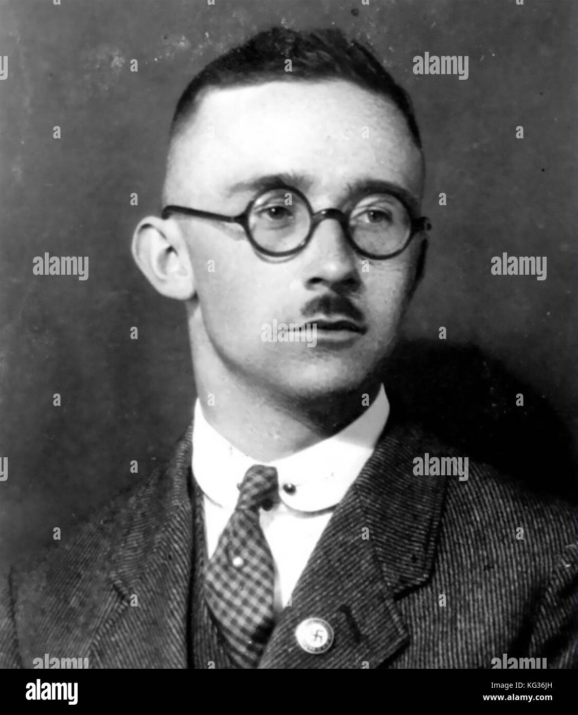 Heinrich HIMMLER (1900-1945) führendes Mitglied der Deutschen Nazi-Partei um 1930 Stockfoto
