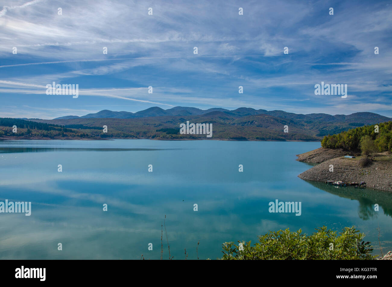 Vodocha See in der Nähe von strumica, Mazedonien Stockfoto
