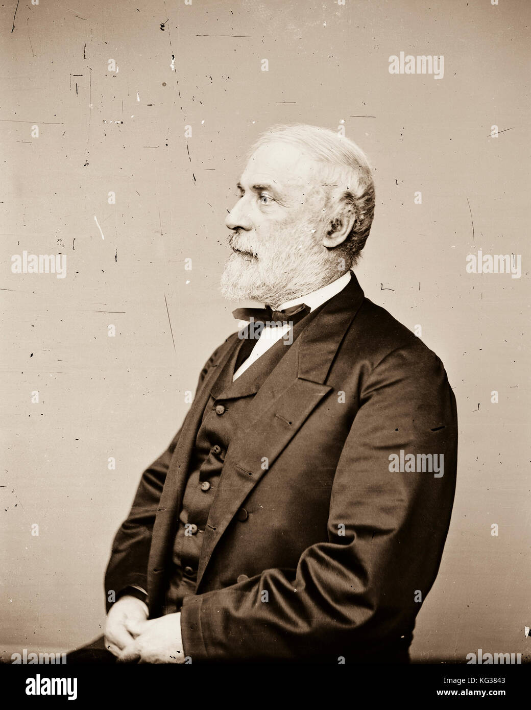 Titel: gen.Robert E Lee rechte Informationen: Keine bekannten Einschränkungen auf Veröffentlichung. Mittel: 1 Negativ: Glas, nassen Collodium. Erstellt/veröffentlicht: [zwischen 1860 und 1870] Stockfoto