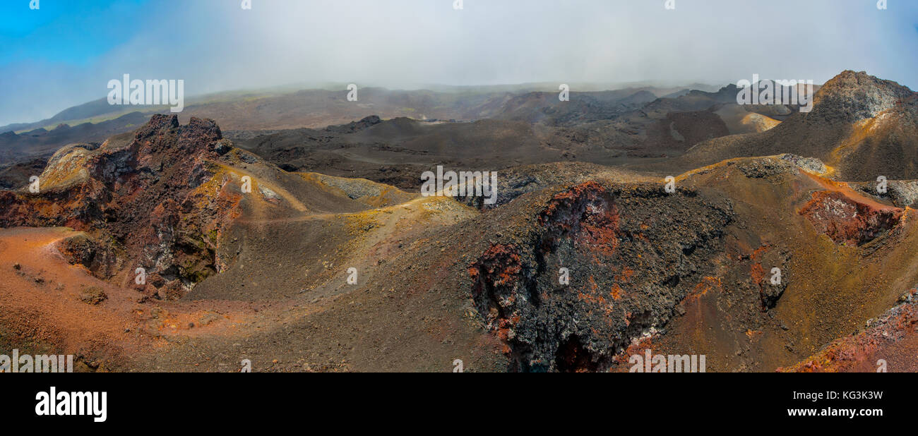 Galapagos isla isabela südamerika ecuador reisen sierra negra Stockfoto