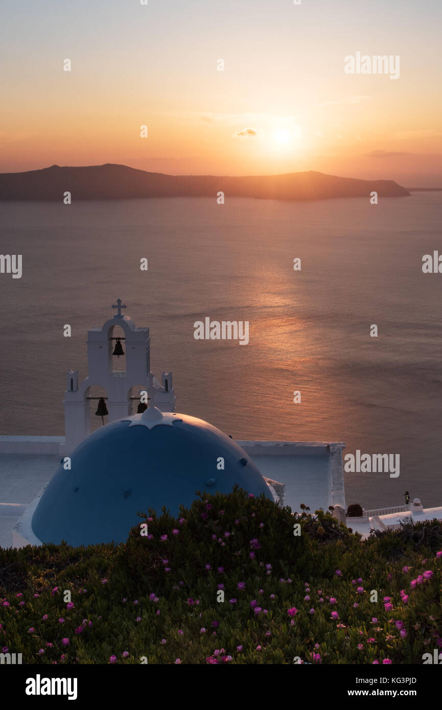 Santorini Sunset Stockfoto