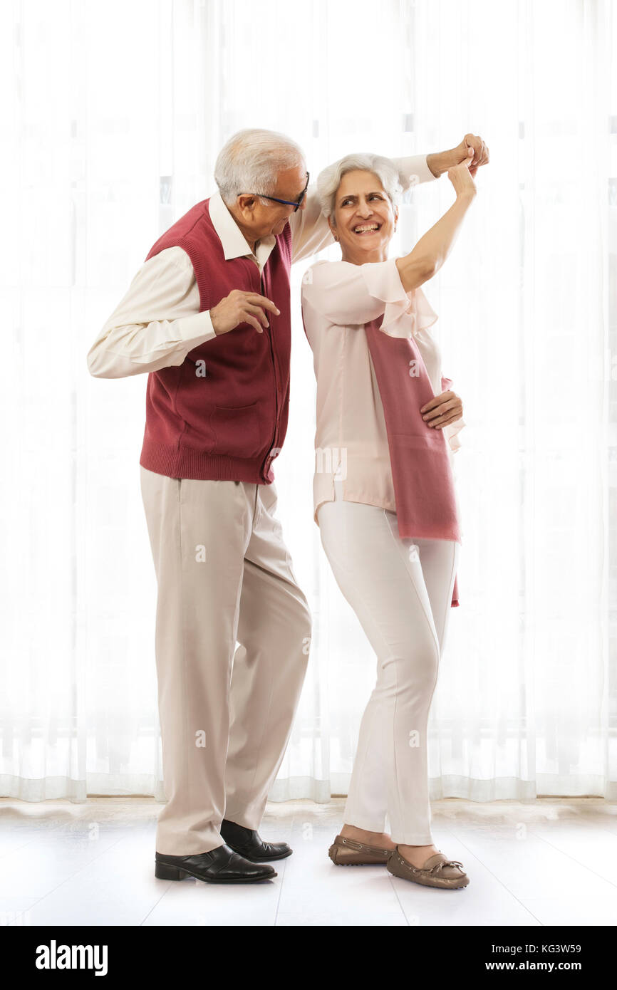 Senior Paar tanzen Stockfoto