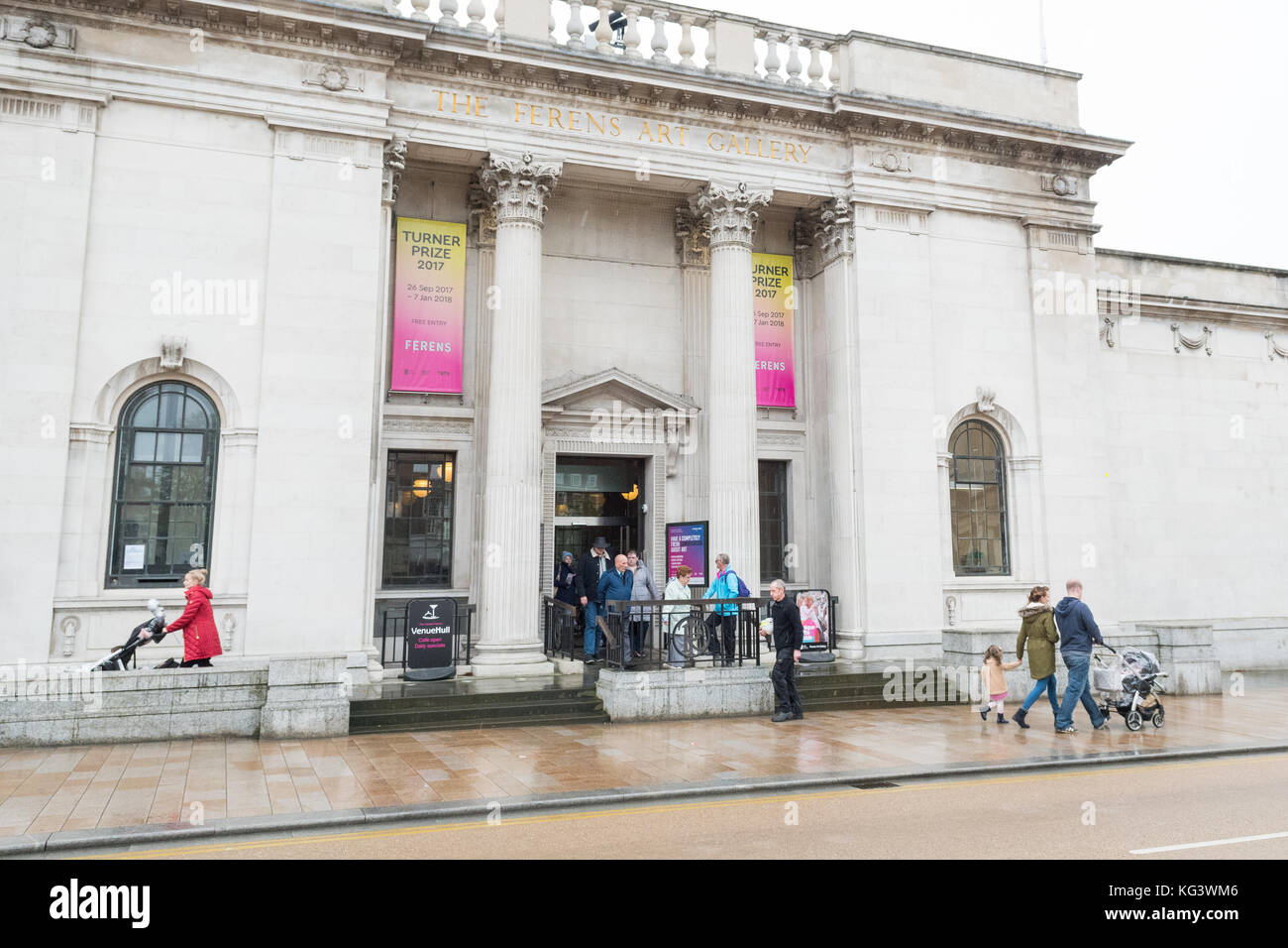 Turner Prize 2017 in der Ferens Art Gallery, Hull - Teil von Hull 2017 UK City of Culture Stockfoto