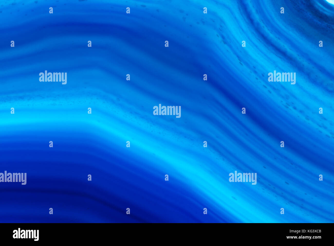 Zusammenfassung Hintergrund - blauer Achat mineral Querschnitt Stockfoto