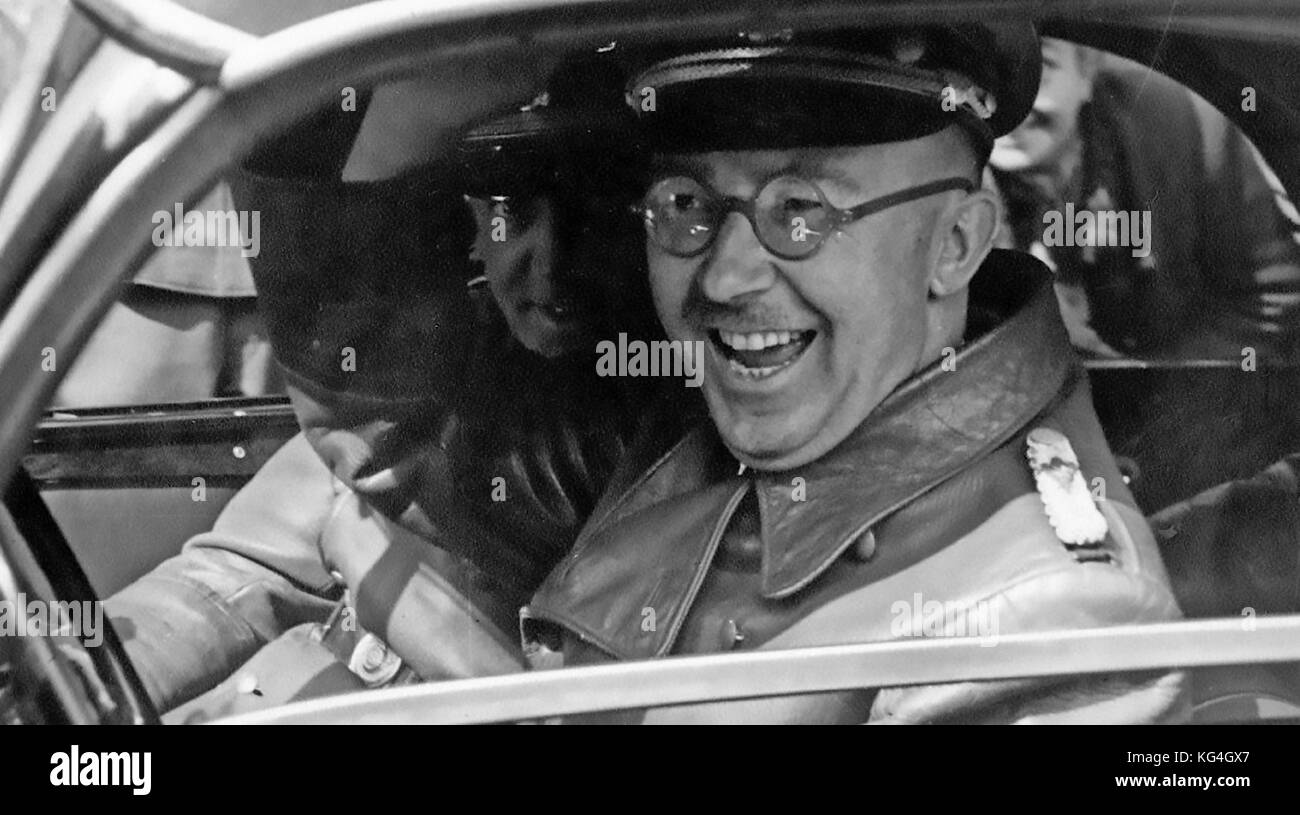 Heinrich HIMMLER (1900-1945) führendes Mitglied der Deutschen Nazi-Partei um 1943 Stockfoto