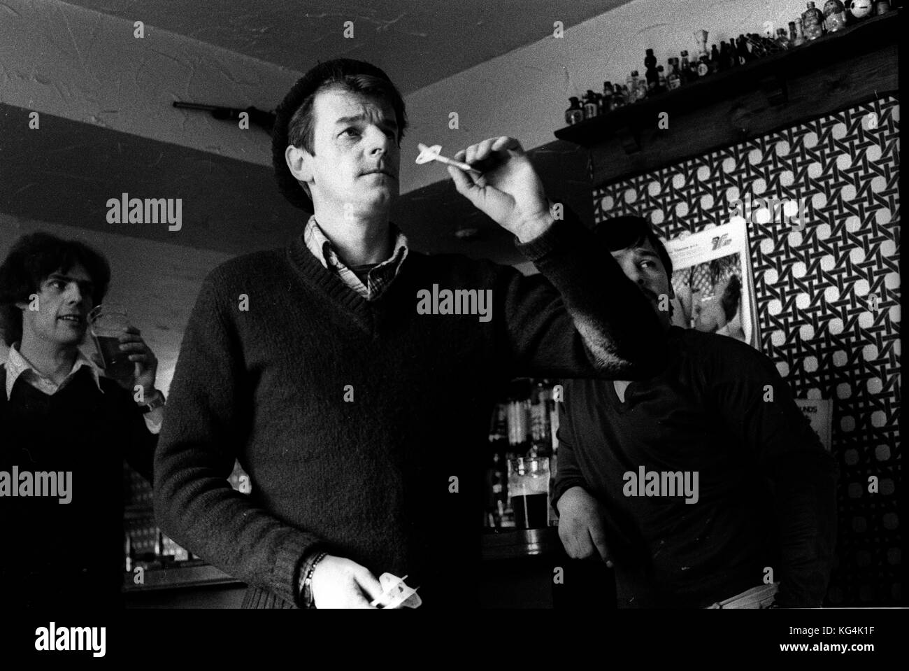 Shildon in der Grafschaft Durham 1986 s. Einmal eine Stadt bekannt als "Wiege der Eisenbahnen". 1984 railworks collaped und Links ist eine Gemeinschaft von Arbeitslosigkeit und wirtschaftlicher Niedergang für das nächste Jahrzehnt. Stockfoto