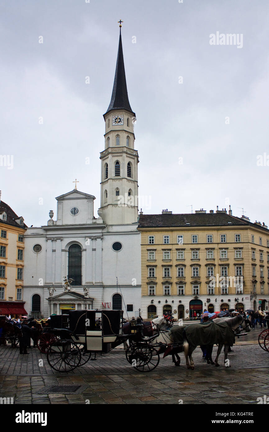 Michaelers Square in Wien Stockfoto