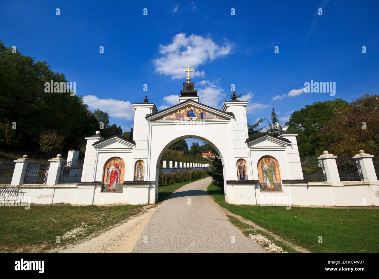 Kloster grgeteg Gate Stockfoto