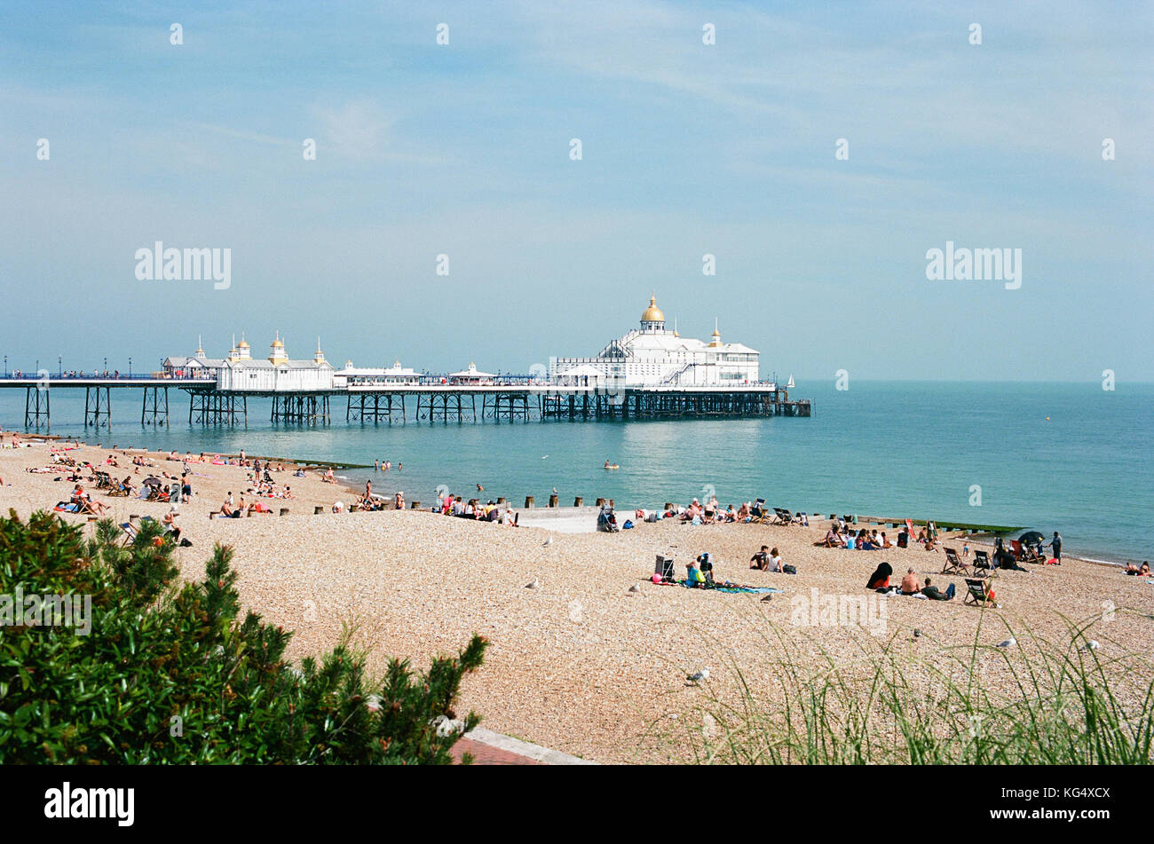Der Pier von Eastbourne, East Sussex, Großbritannien, an der Südküste Stockfoto