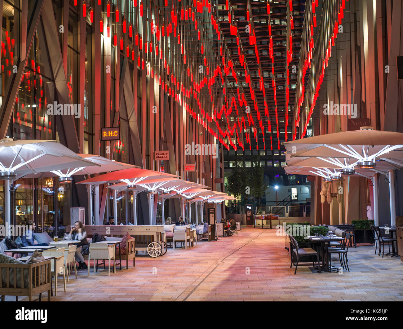 Nova Victoria - gemischte Verwendung Entwicklung bestehend aus Bars, Restaurants, Büros und Geschäfte nächste Victoria Station in London Stockfoto