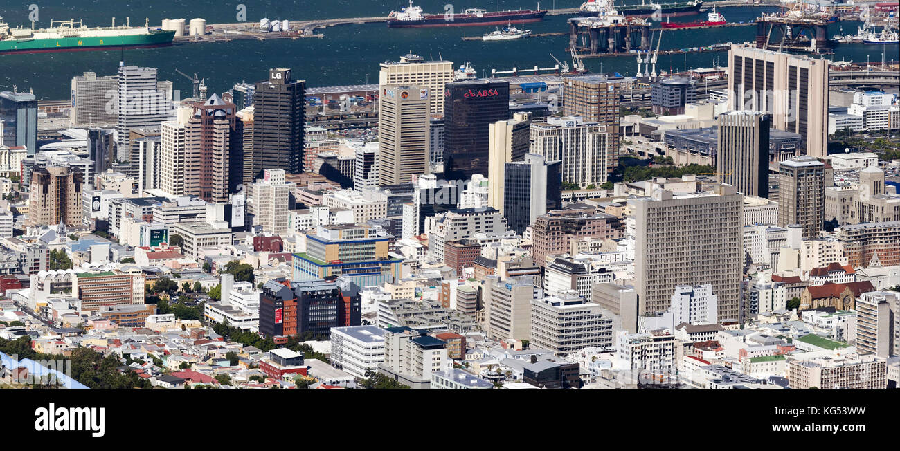 Downtown in Kapstadt, Südafrika Stockfoto