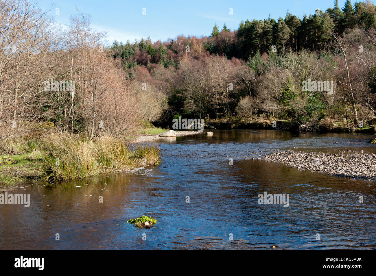 Landschaft in Glendalough, Co Wicklow, Irland Stockfoto