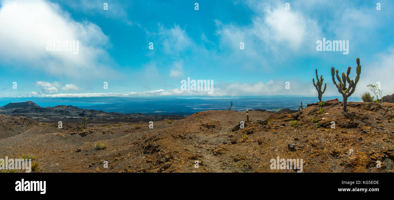 Galapagos isla Isabela Südamerika Ecuador reisen Sierra Negra Stockfoto