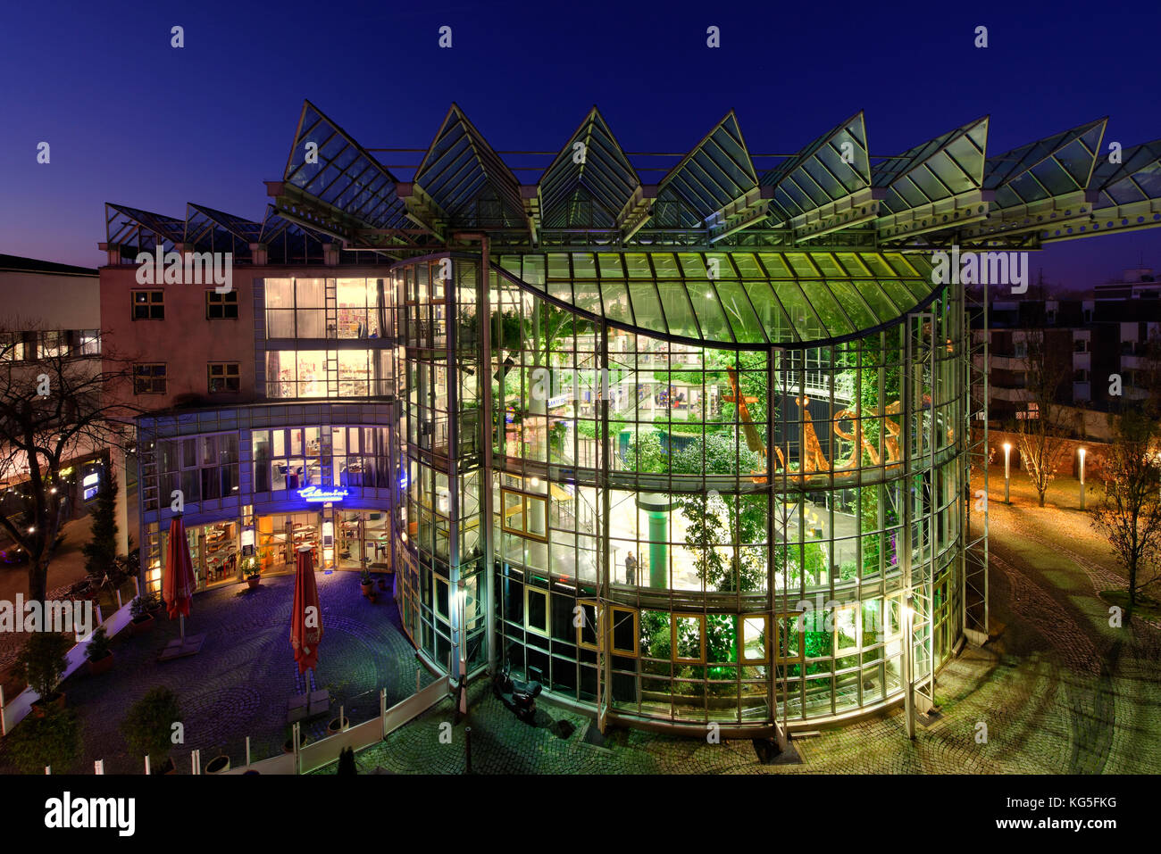 Iminateded Glashaus Herten, Ruhrgebiet, Nordrhein - Westfalen, Deutschland Stockfoto