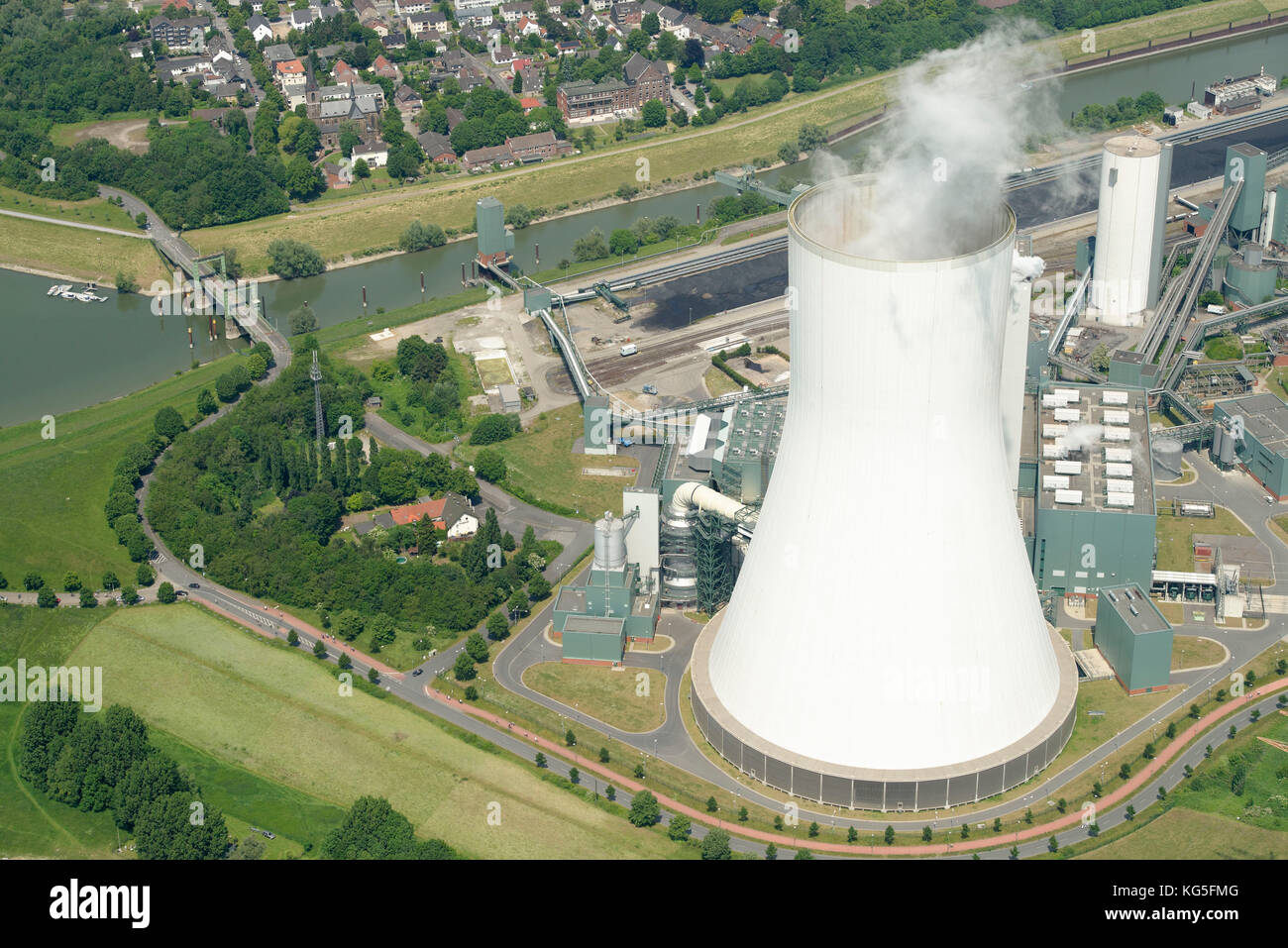 Kraftwerk Walsum, Duisburg, Nordrhein - Westfalen, Deutschland Stockfoto