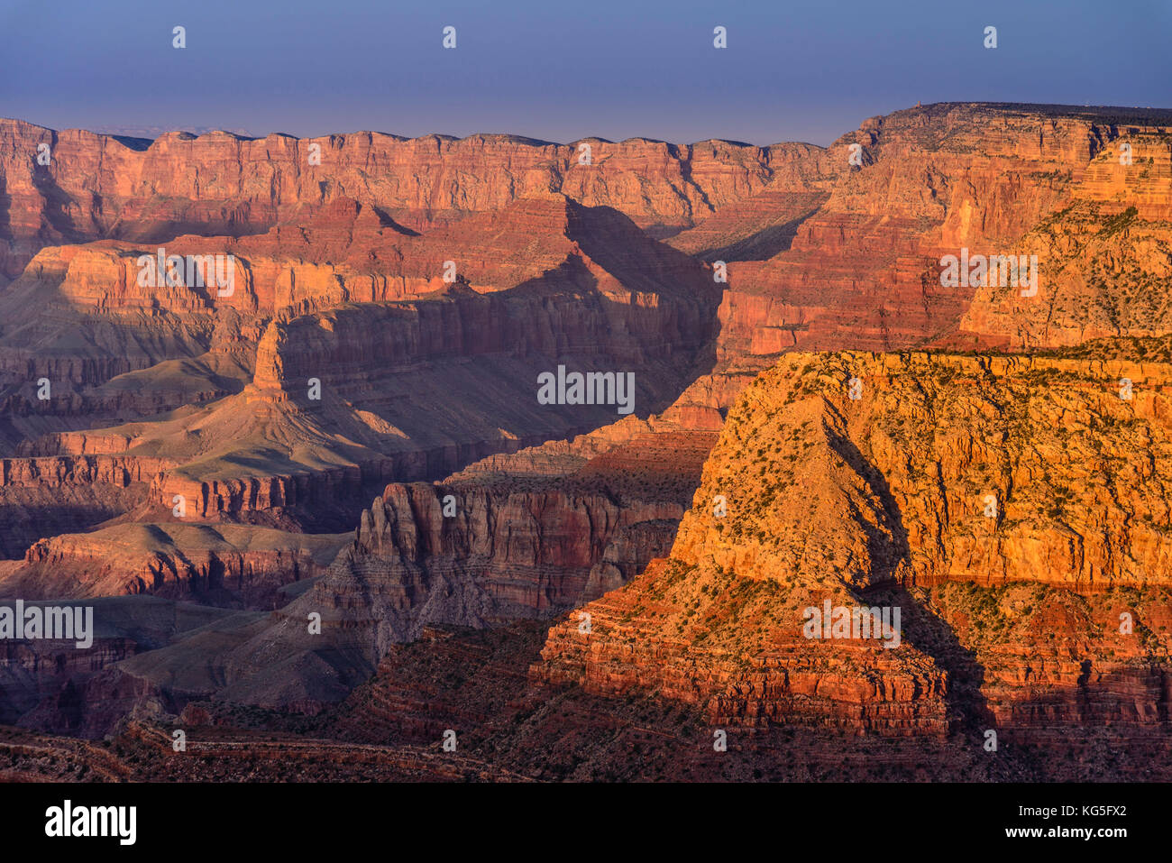 USA, Arizona, Grand Canyon Nationalpark, South Rim, Grandview Point Stockfoto