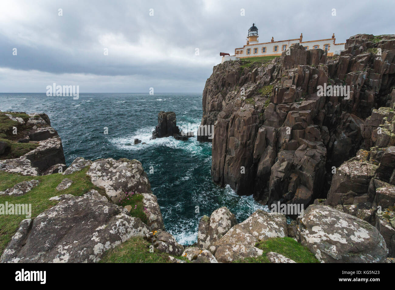 Neist Point Lighthouse, Isle of Skye, Schottland Stockfoto