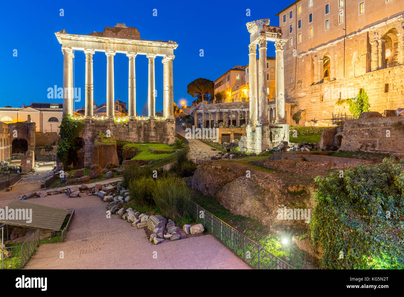 Italien, Latium, Rom, Forum Romanum Stockfoto