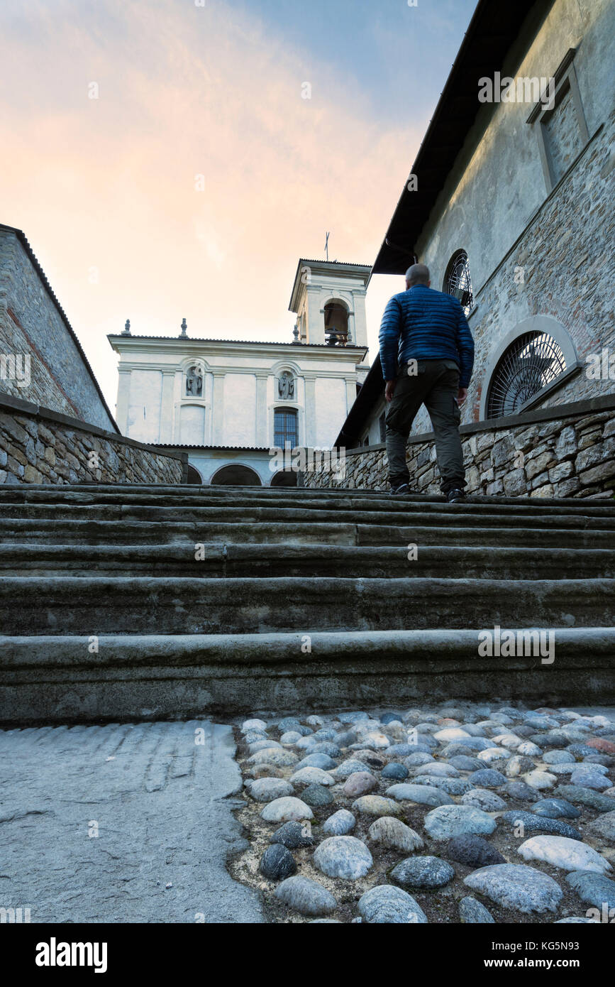 Astino Kloster, Bergamo, Lombardei, Italien Stockfoto