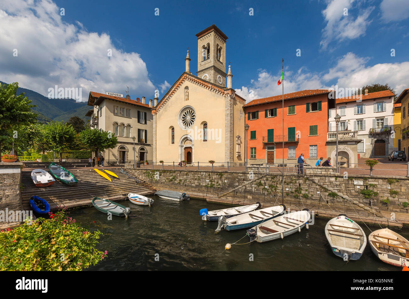 Torno, Provinz Como, Comer See, Lombardei, Italien, Europa Stockfoto