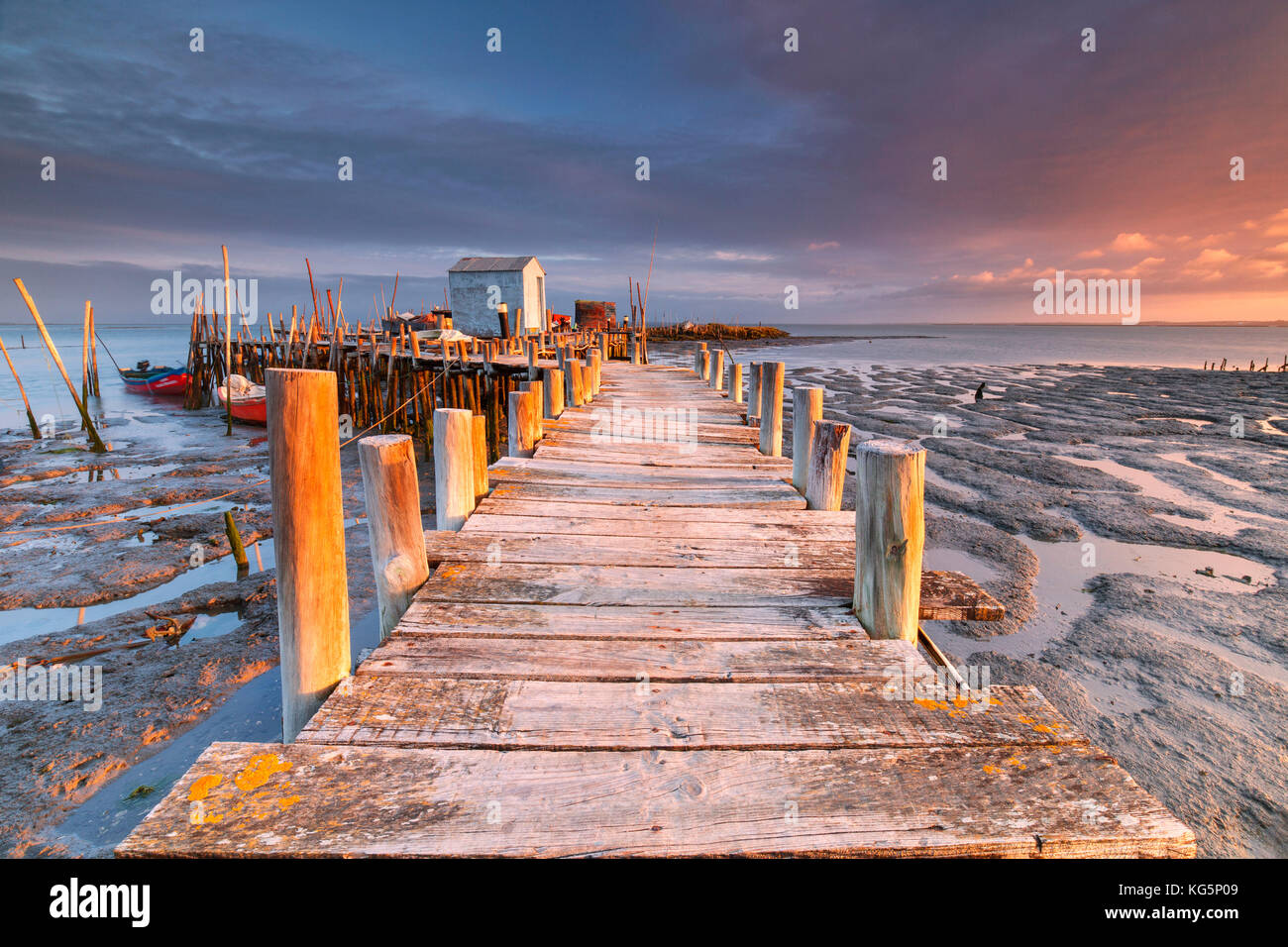 Europa, Portugal, Lisboa district, carrasqueira Port. Stockfoto