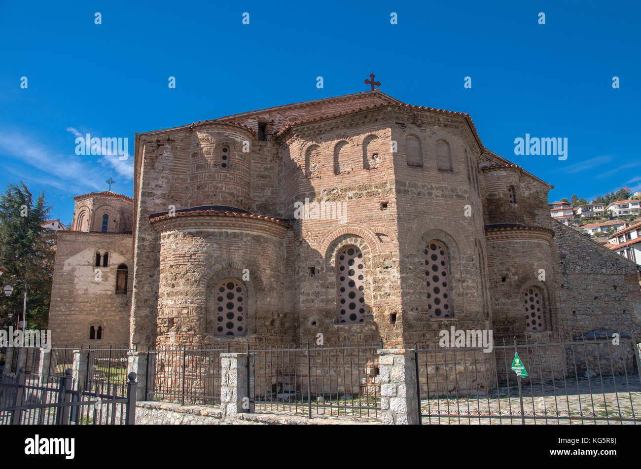 Ohrid, Mazedonien - Hagia Sophia - alten byzantinischen Kirche Stockfoto