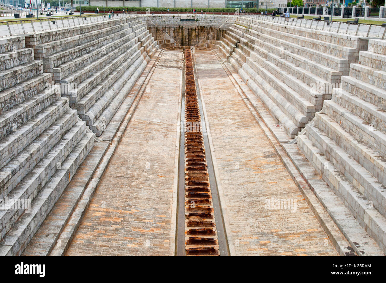 Die Gamazo drydock in Santander, Spanien Stockfoto