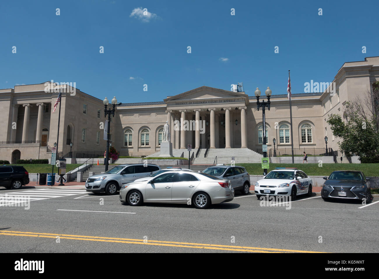 Der Distrikt von Columbia Appellationsgericht Gebäude in Washington DC, USA. Stockfoto