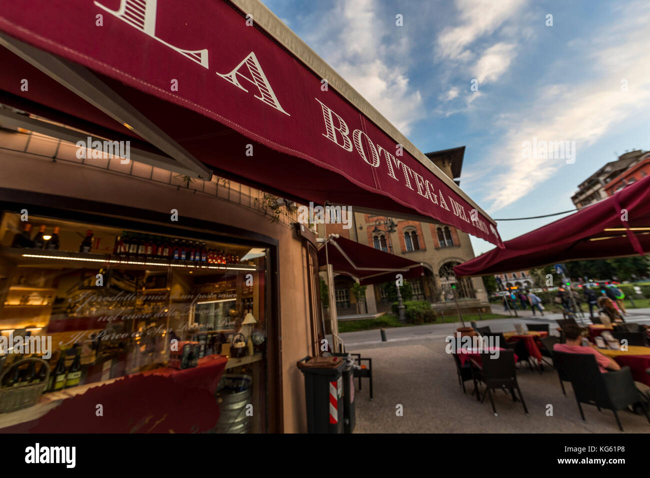 La Bottega del Parco, Pisa, Italien. Stockfoto