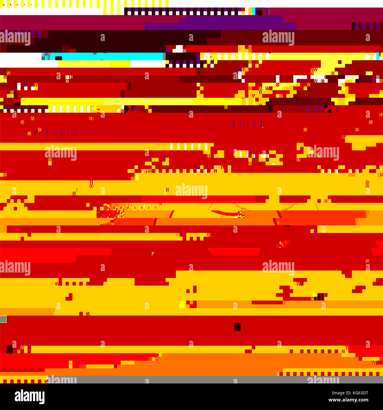 Glitch farbigen Hintergrund Stockfoto