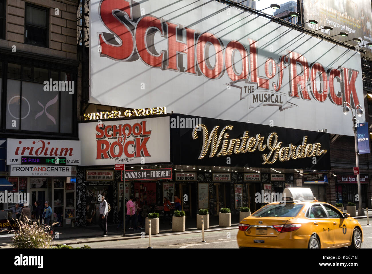 Winter Garden Theater Nyc Stockfotos Winter Garden Theater Nyc