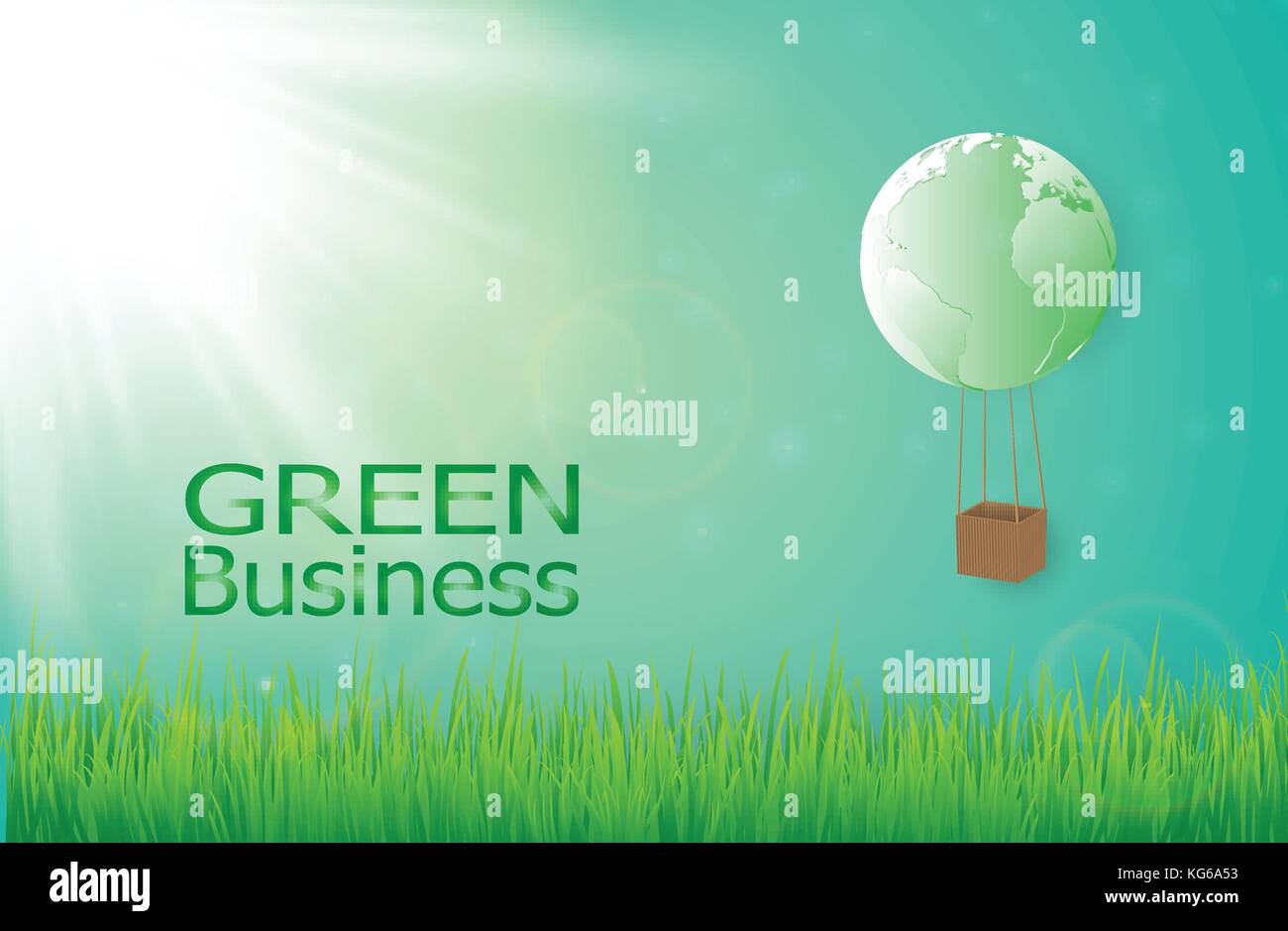 Green Business background Vektor. Es für Arten von Medien Präsentation wie Hintergrund, Hintergrund, Illustration, Poster, Drucken oder andere angewendet werden kann Stock Vektor