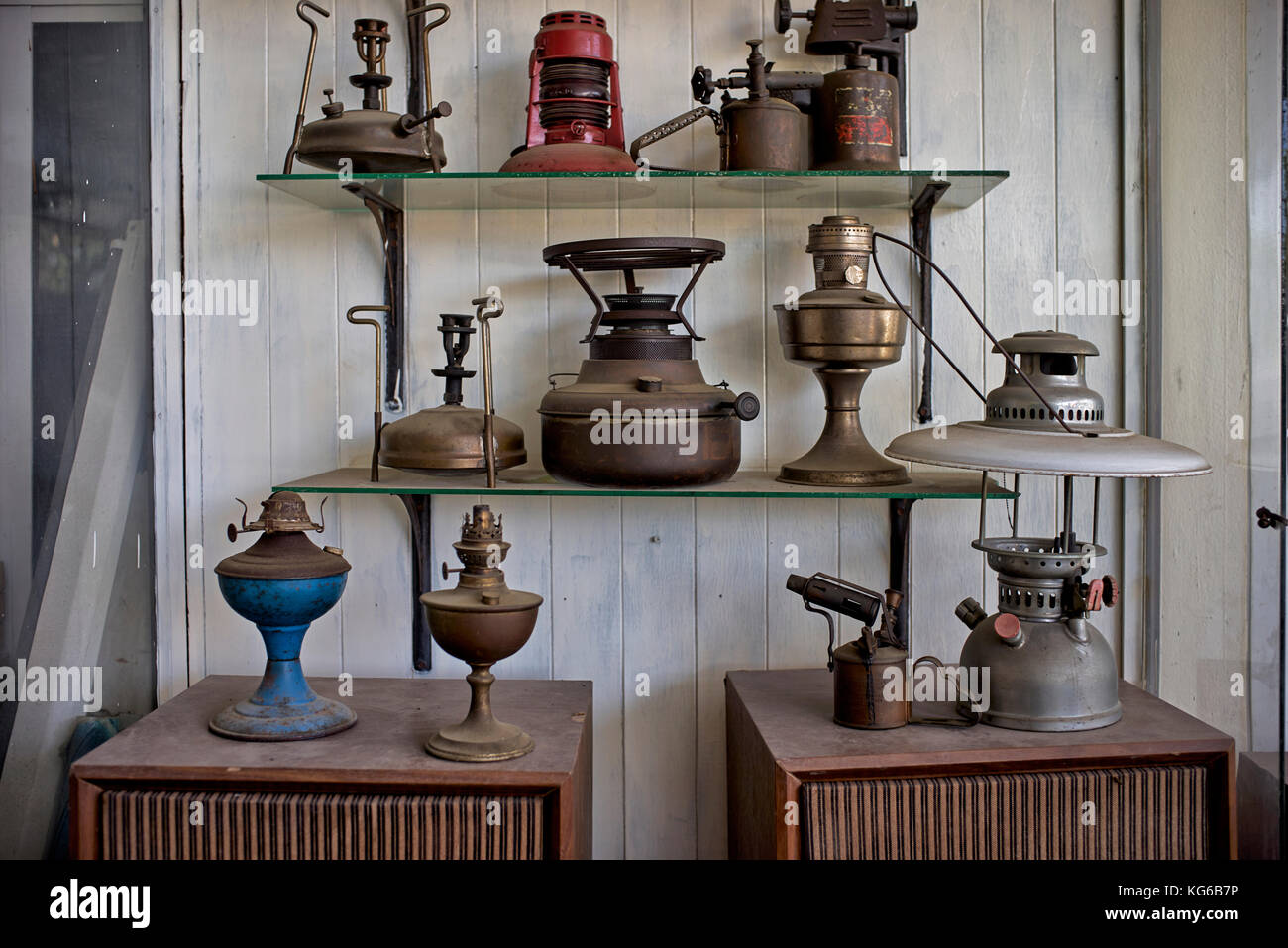 Tilley Lampen. Stockfoto