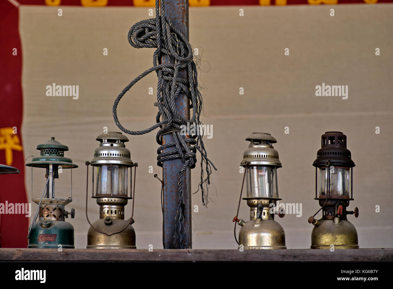 Tilley Lampen. Stockfoto