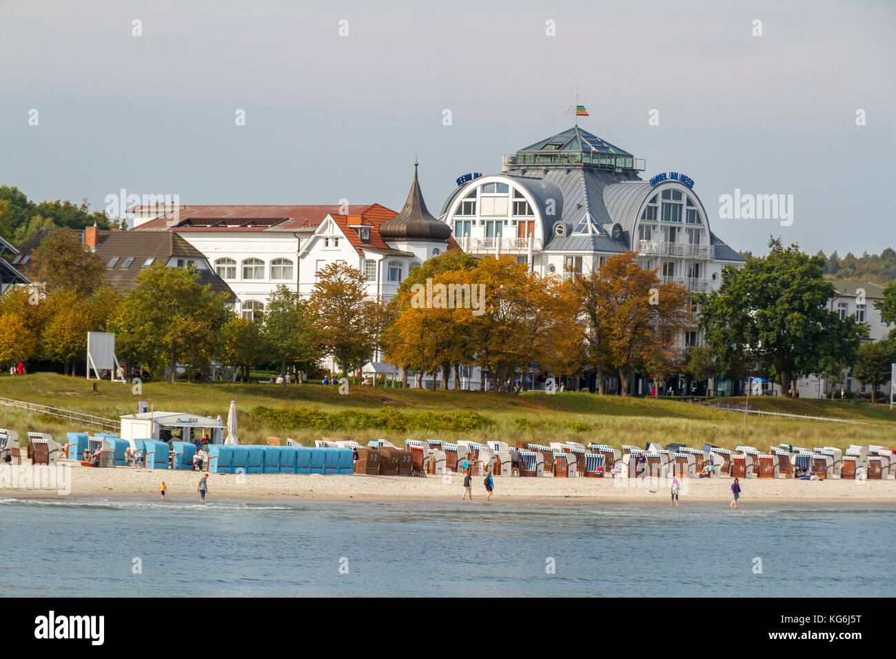 Kurort Binz Insel Rügen Ostsee Stockfoto