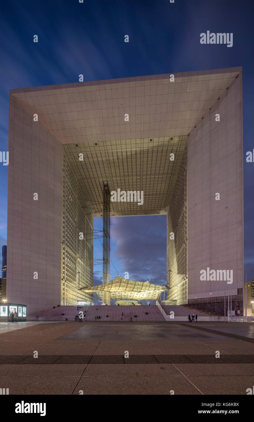 La Grande Arche De La Défense, Paris, Frankreich Stockfoto