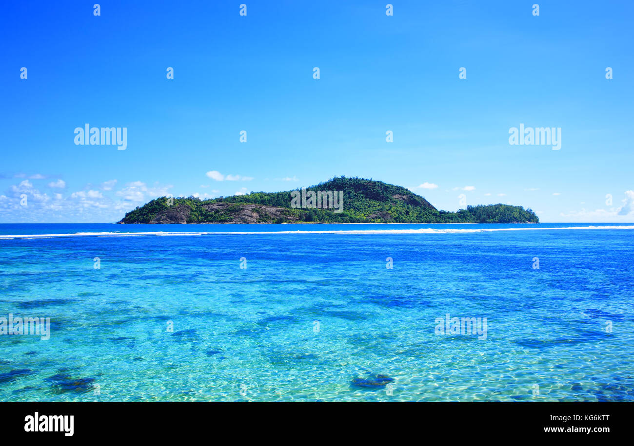 Insel Therese, Republik Seychellen. Stockfoto