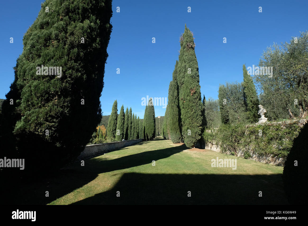 Zeitgenössische Bilder von Villa Cetinale, Siena Italien, Stockfoto