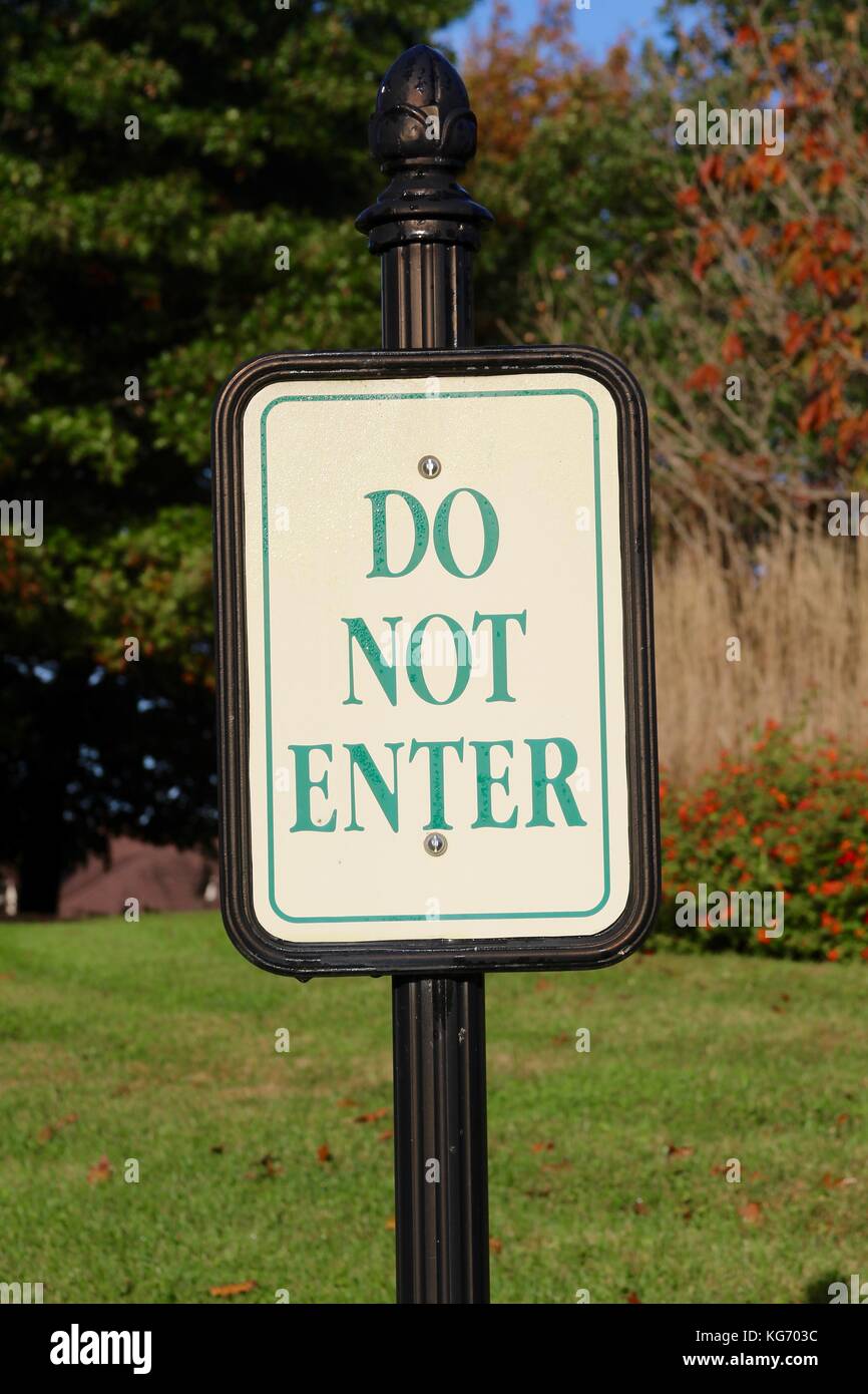 Die Farbe der Herbst im Park. Stockfoto