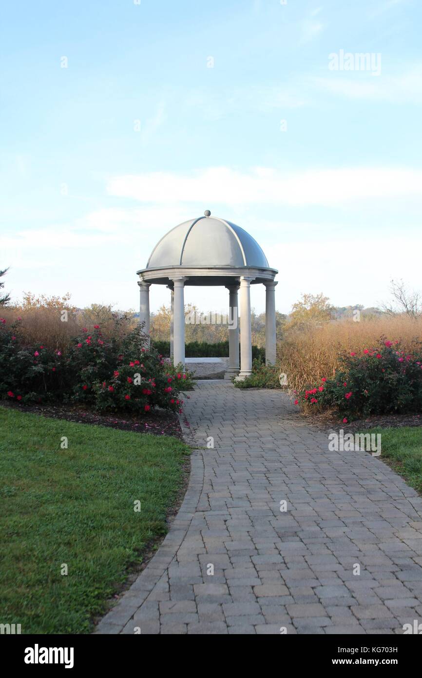Die Farbe der Herbst im Park. Stockfoto