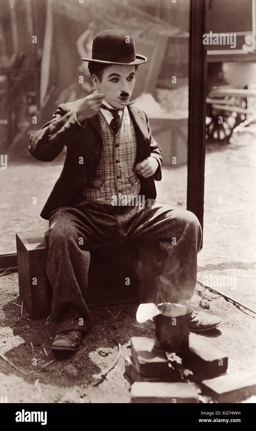 Stummfilm-Comic Charlie Chaplin (1889-1913) im Klassiker 'The Circus', der im Januar 1928 erschien. (Foto c1926) Stockfoto