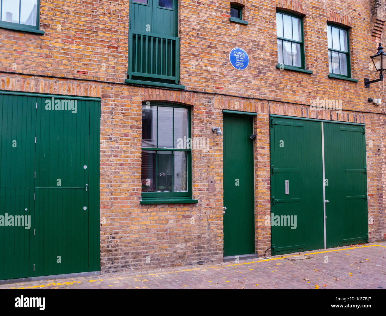 Ehemalige Studio und Heim von Francis Bacon, London Stockfoto