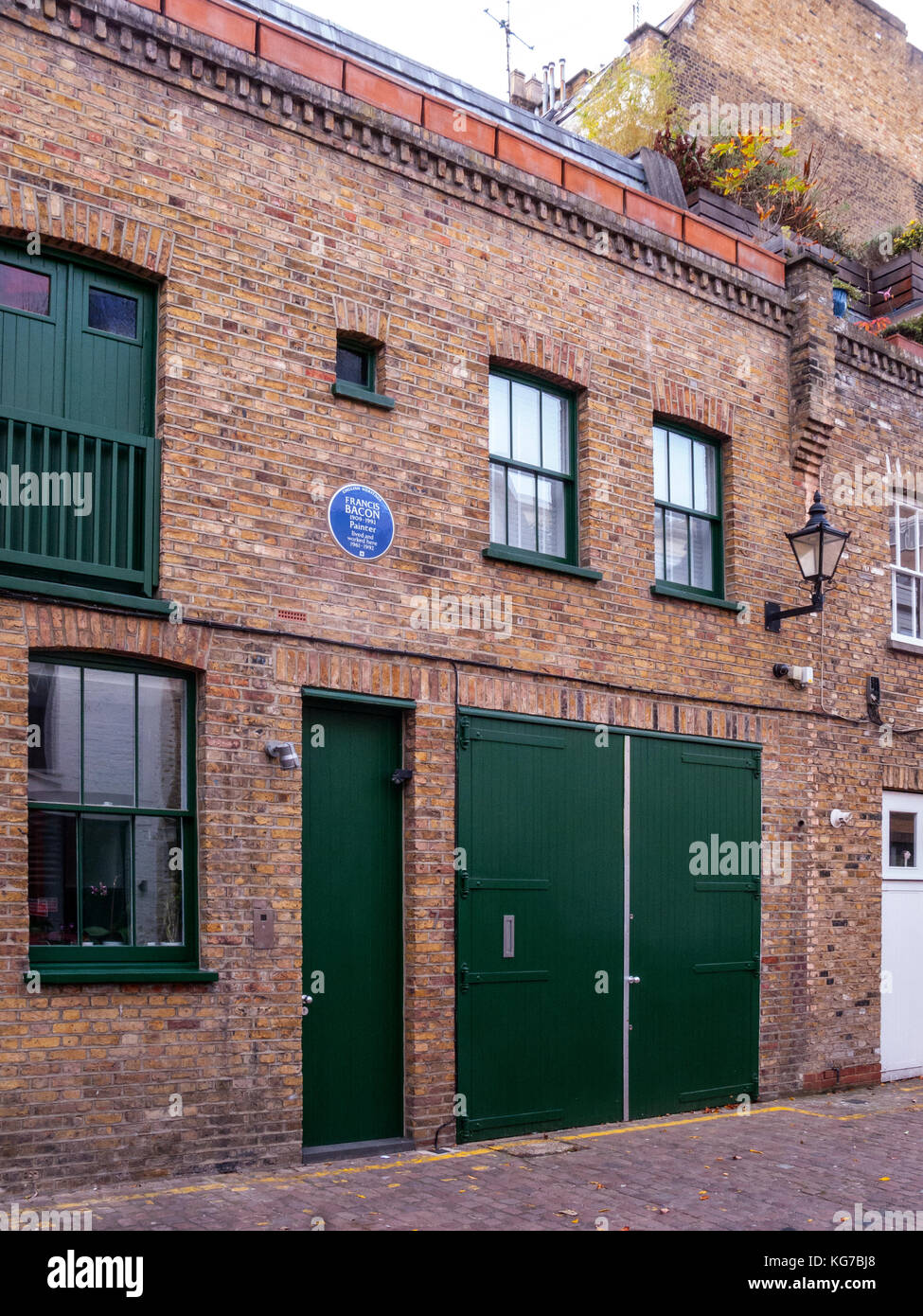 Ehemalige Studio und Heim von Francis Bacon, London Stockfoto