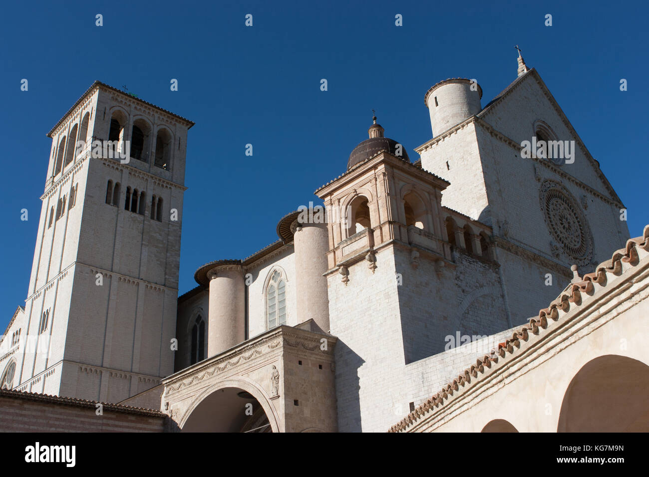 Basilica di San Francesco, Assisi, Umbrien, Italien Stockfoto