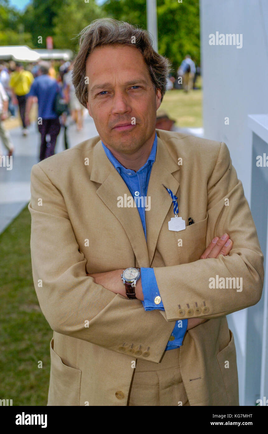 Charles Gordon-Lennox, 11 Herzog von Richmond, Herr März, Inhaber und Gründer des Goodwood Estate, Goodwood, England, Großbritannien 2004 Stockfoto