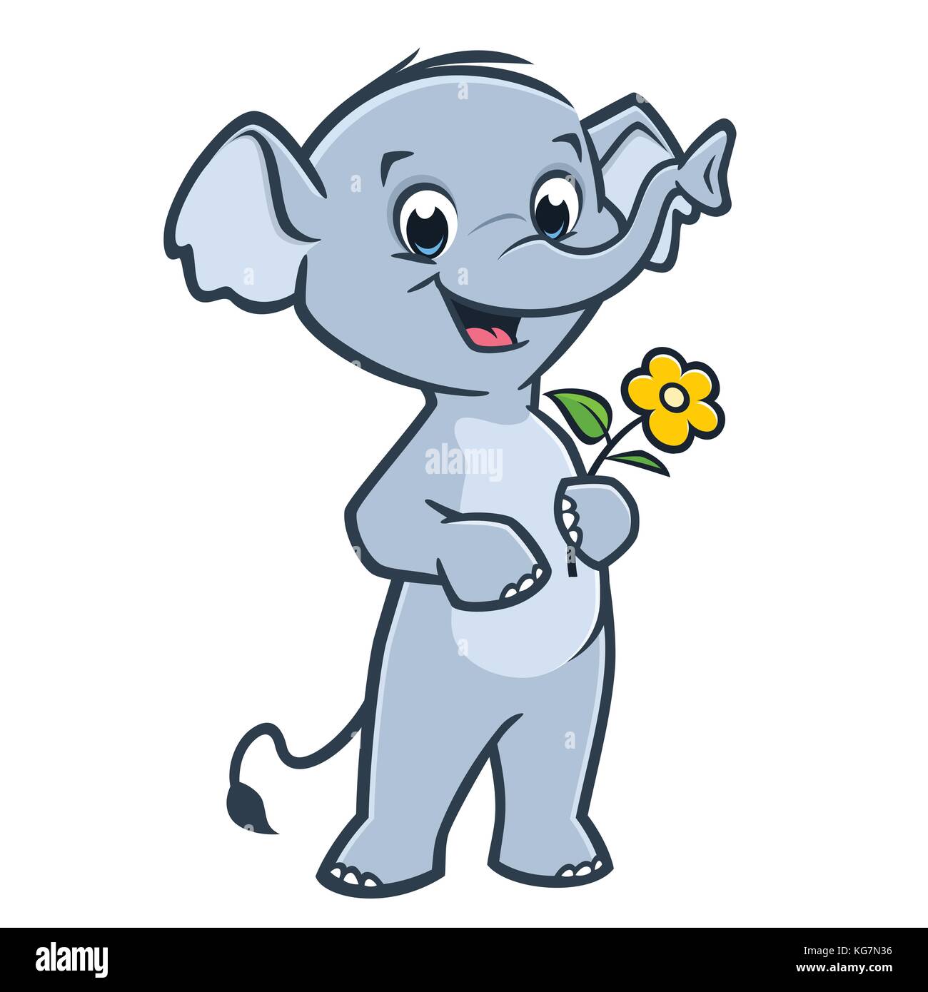 Cartoon Elefant Stock Vektor