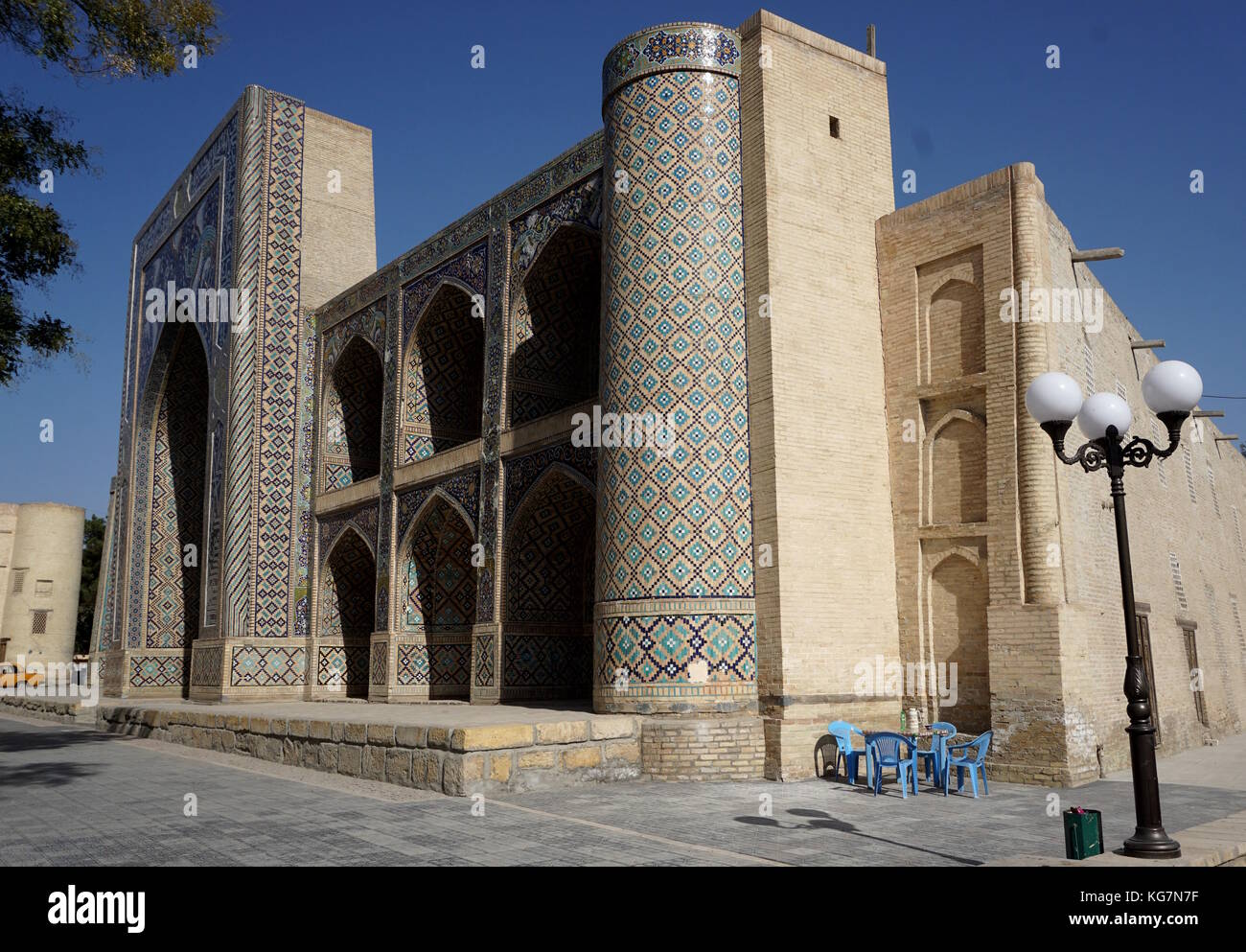 Usbekistan, kukeldash Madrassa, Buchara Stockfoto