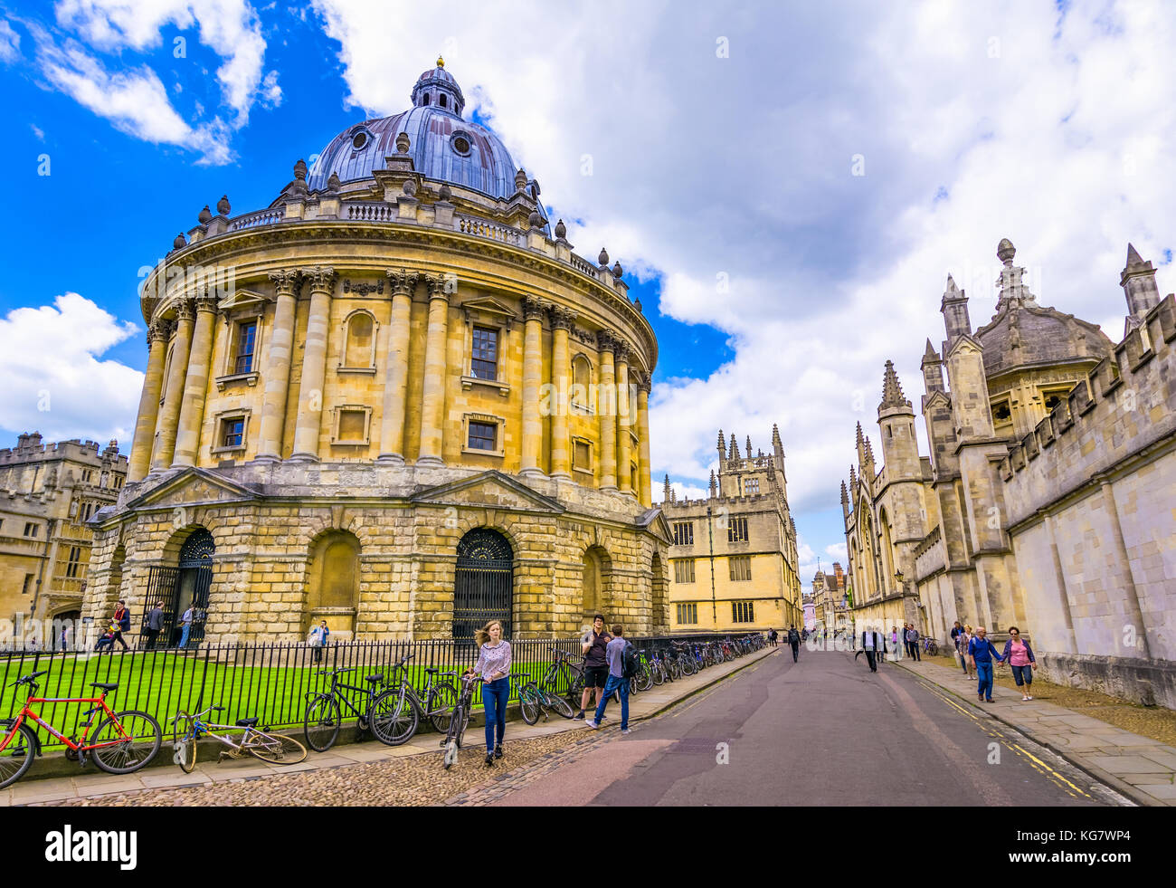 Radcliffe Camera, Raum neben der Bodleian Bibliothek in Oxfor Stockfoto