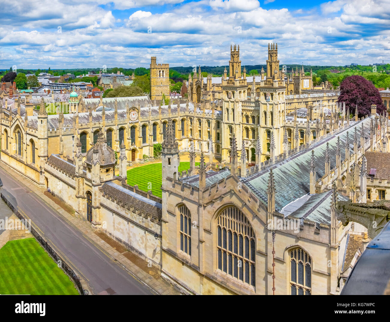 Alle Seele College der Universität Oxford Stockfoto