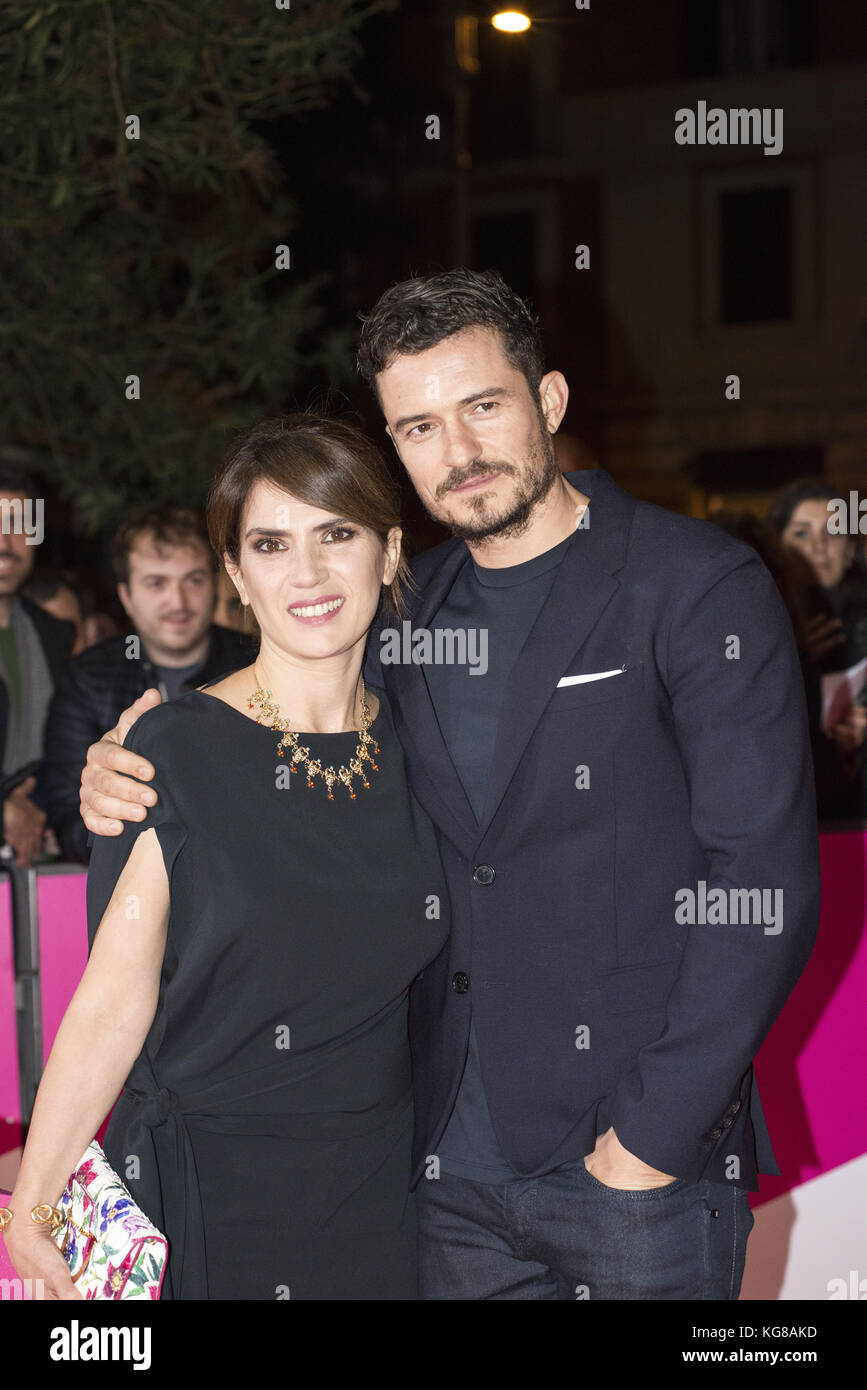 Rom, Italien. 5. November 2017 in Rom, Italien. 04 Nov, 2017. Orlando Bloom an den roten Teppich im Admiral Kino im 12. Rom film fest Quelle: Silvia gerbino/alamy live news Credit: Silvia gerbino/alamy leben Nachrichten Stockfoto